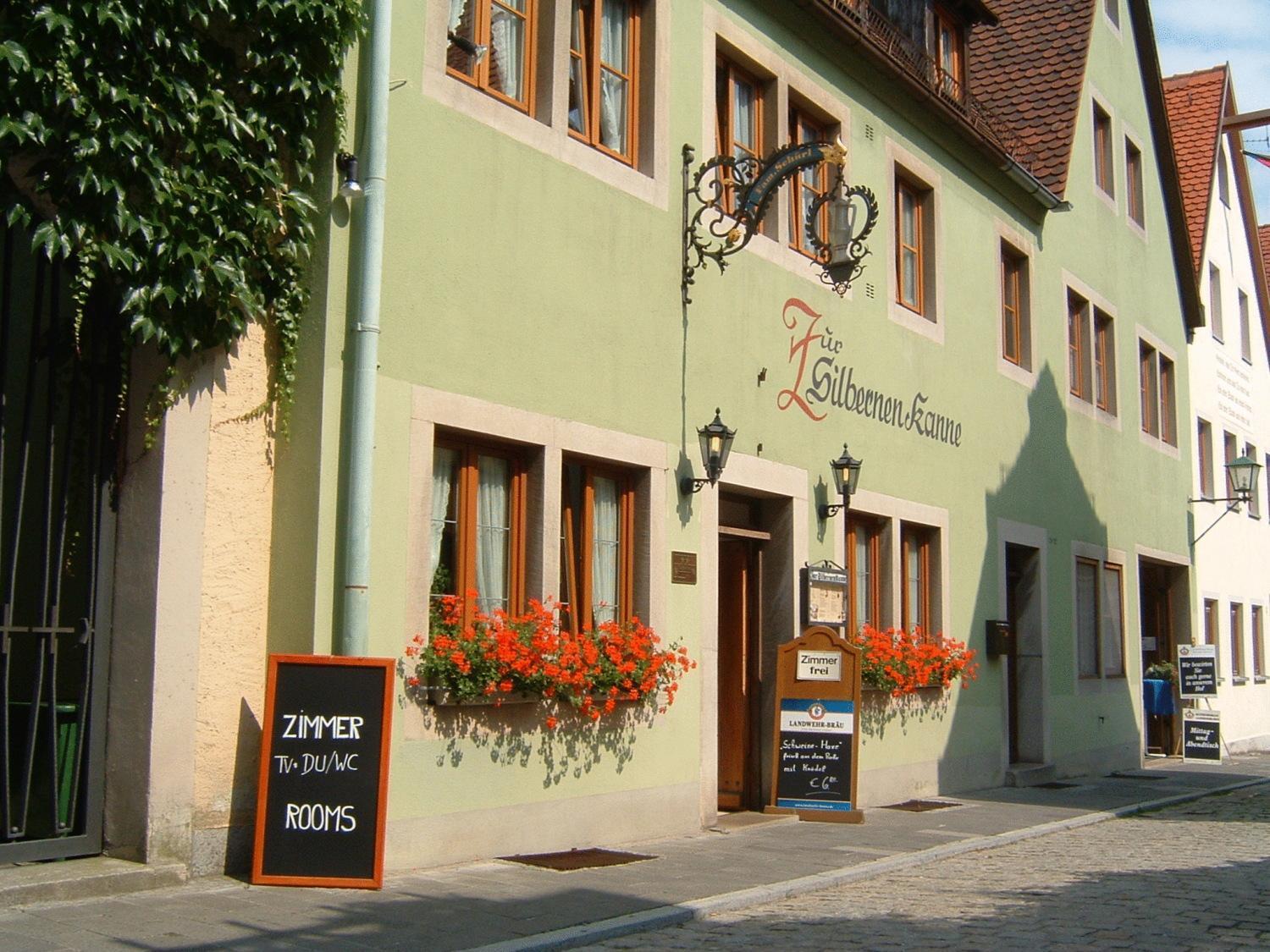 Ferienwohnungen Monteurzimmer Zur Silbernen Kanne Rothenburg ob der Tauber Exteriér fotografie